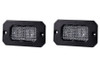 Diode Dynamics SS2 Sport Flush Mount LED Pods - White/Red Flood |DD8120P