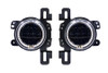 Quake LED 4in White Halo DRL w/Amber Turn Signal |QTE961-Fits Jeep Wrangler JL / Jeep Gladiator JT