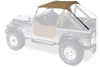 Bestop Traditional Bikini Top, Tan |52508-04-Fits CJ7 / CJ8 / Jeep Wrangler YJ