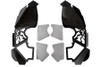Poison Spyder Front Vented Inner Fenders - Black |1702080VP1-Fits Jeep Wrangler JK