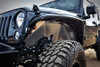 Poison Spyder Front Inner Fenders - Raw |1702080-Fits Jeep Wrangler JK