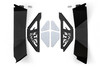 Poison Spyder Rear Inner Fenders - Black |1705080P1-Fits Jeep Wrangler JK