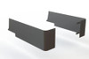 Motobilt Blank Corner Guards - Bare Steel |MB1065-Fits Jeep Wrangler LJ