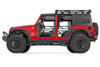 Rough Country Roof Rack System - No LED Lights |10605-Fits Jeep Wrangler JK