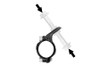 RockJock Currectlync Steering Stabilizer Shock Tie Rod Clamp - Forged Chromoly |RJ-401001-101-Fits Jeep Gladiator JT / Jeep Wrangler JL / Jeep Wrangler JK