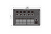 Bulldog Winch 5-Switch Voltmeter Panel w/Breakers |20267