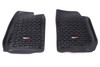 Rugged Ridge Front Floor Liners Black |12920.03-Fits Jeep Wrangler JK