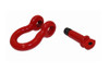 Fishbone Offroad 3/4in D-Ring Shackle - Red |FB21038