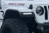 RECON Front Fender Light OLED DRL - Clear |264148CL-Fits Jeep Wrangler JL / Jeep Gladiator JT