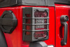 Rugged Ridge Elite Tail Light Guards, Black |11226.05-Fits Jeep Wrangler JK