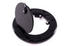 Rugged Ridge Locking Gas Cap Door Black Aluminum |11425.06-Fits Jeep Wrangler JK