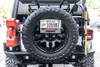 LOD Spare Tire License Plate Relocation Kit, Black |JLP1811-Fits Jeep Wrangler JL