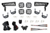 Diode Dynamics SS3 Sport Cowl Mount LED Bracket Kit w/ LED Lights - White Driving/Flood |DD6553-Fits Jeep Gladiator JT / Jeep Wrangler JL