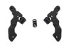 Go Rhino Dual 3in Cube Windshield Cowl Offset Mounts |730231T-Fits Jeep Gladiator JT / Jeep Wrangler JL