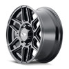 Ion Alloy 146 | 5x5 (5x127) Bolt Pattern Fits Jeep Wrangler 2007-Present and Jeep Gladiator