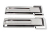 Kentrol 4-Pieces Tailgate Hinge Overlay Kit - Polished Silver