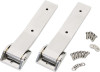Kentrol Tailgate Hinge Set - Polished Silver