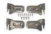 Kentrol 40726 Outer Door Hinge Kit - in Raw Stainless for 18-26 Jeep Wrangler JL 2-Door