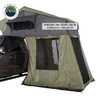 Overland Vehicle Systems Roof Top Tent Annex for Nomadic 4 Extended Roof Top Tent, Green Base With Black Floor & Travel Cover