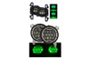 Quake LED 9in RGB Headlight/4in Fog Light Set
