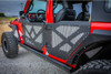 DV8 Offroad HDJL-01R Aluminum Half Doors with Screens Rear Pair for 18-26 Jeep Wrangler JL Unlimited & Gladiator JT