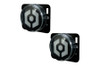 RECON Round Front Fender LED Lights, Amber - Smoked Lens