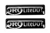 Off Road Only LED Tail Lights 5in Round Red/White Pair LiteDOT