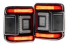 Morimoto LF747 XB LED Low Profile Tail Lights in Red for 18-26 Jeep Wrangler JL