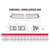 Rigid Industries  Radiance+ Curved RGBW Light Bar – 40in
