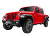 Rugged Ridge Arcus Front Stubby Bumper w/ Winch Tray and Tow Hooks