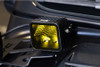 DV8 Offroad 3-Inch Elite Cube Series LED Amber Pod Light - Single Pod, No Wiring Harness