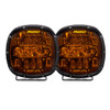 Rigid Industries Adapt XP LED Lights w/ Amber PRO Lens - Pair