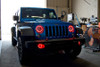Oracle LED Surface Mount Headlight Halo Kit - Red