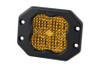 Diode Dynamics SS3 Yellow Sport Flush Mount LED Pod, Flood - Amber