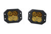 Diode Dynamics SS3 Yellow Sport Flush Mount LED Pod Pair, Combo/Driving - Amber