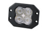 Diode Dynamics SS3 White Pro Flush Mount LED Pod, SAE Fog - Amber