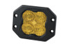 Diode Dynamics SS3 Yellow Pro Flush Mount LED Pod, SAE Driving - Amber