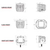 Rigid Industries D-Series Pro Specter Diffused Pair