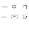 Rigid Industries SAE SR-M Series SAE Fog Light Pair