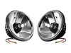 KC HiLiTES 6in Gravity LED Insert Pair Pack System Spread Pattern