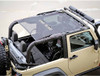 Rugged Ridge Eclipse Sun Shade, Black