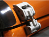 Rugged Ridge 11116.21 Aluminum Hood Catches in Silver for 18-26 Jeep Wrangler JL and Gladiator JT