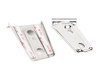 Kentrol Hood Hinge Overlays, Pair - Polished Silver