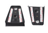 Kentrol Hood Hinge Overlays, Pair - Textured Black