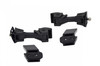 Kentrol Hood Catch, Pair - Powdercoat Black