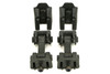 Rugged Ridge Hood Catch and Bracket Set Black