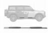 Go Rhino 4in 1000 Series Side Step Kit - Polished