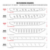 Go Rhino RB20 Running Boards + Bracket - Bedliner Coating