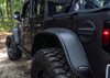 Bushwacker Flat Style Fender Flares, Black