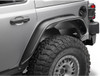 Rugged Ridge 11615.62 Aluminum Inner Fender Flare Liners Rear Liners for 18-26 Jeep Wrangler JL